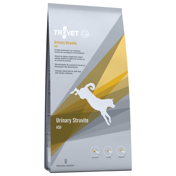 Trovet Urinary Struvite ASD veterinārā suņu barība urīnceļiem 3 kg